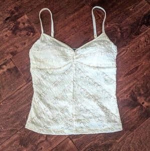 Gorgeous Lace Cream/Gold Top